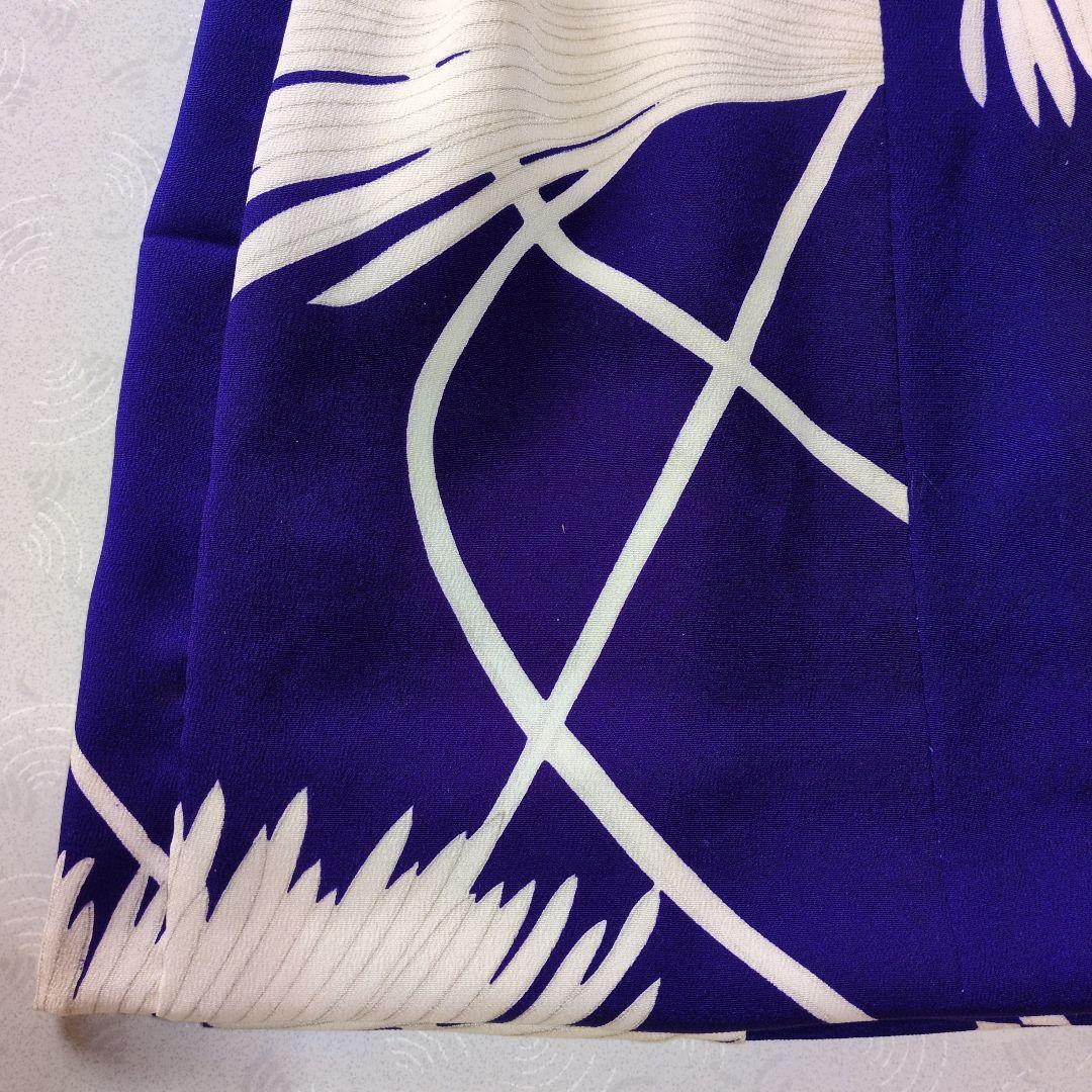 七五三３歳女の子正絹アンティーク柄手縫いの被布(中綿無し）