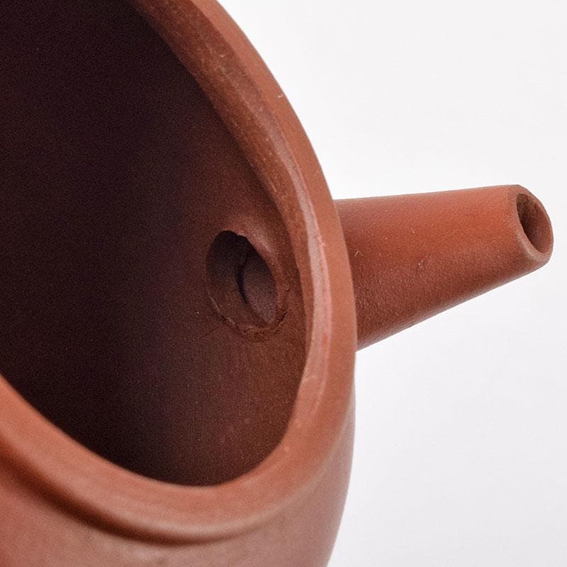 中国　中国宣興銘　紫砂　朱泥　急須　茶壷　C　R9060