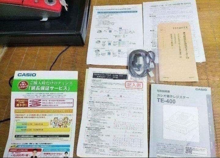 カシオレジスター　TE-400　フル設定無料　PC連携売上管理　5800041