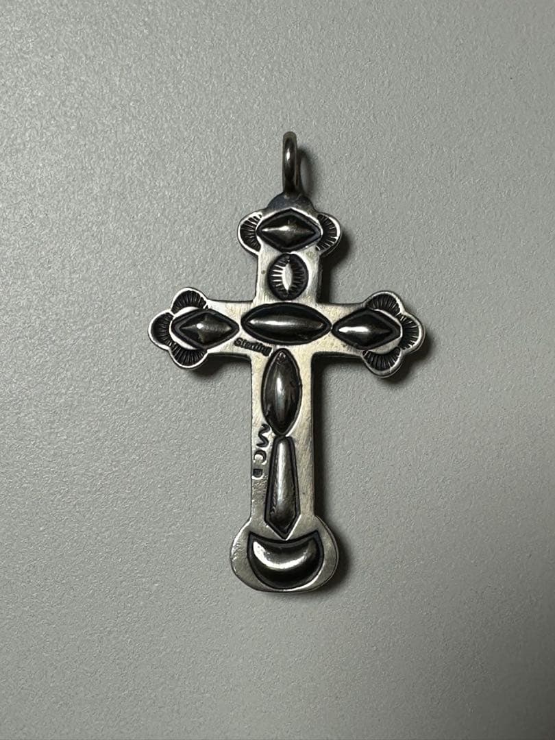 vintage NAVAJO ナバホ クロストップ ターコイズ シルバーチェーン