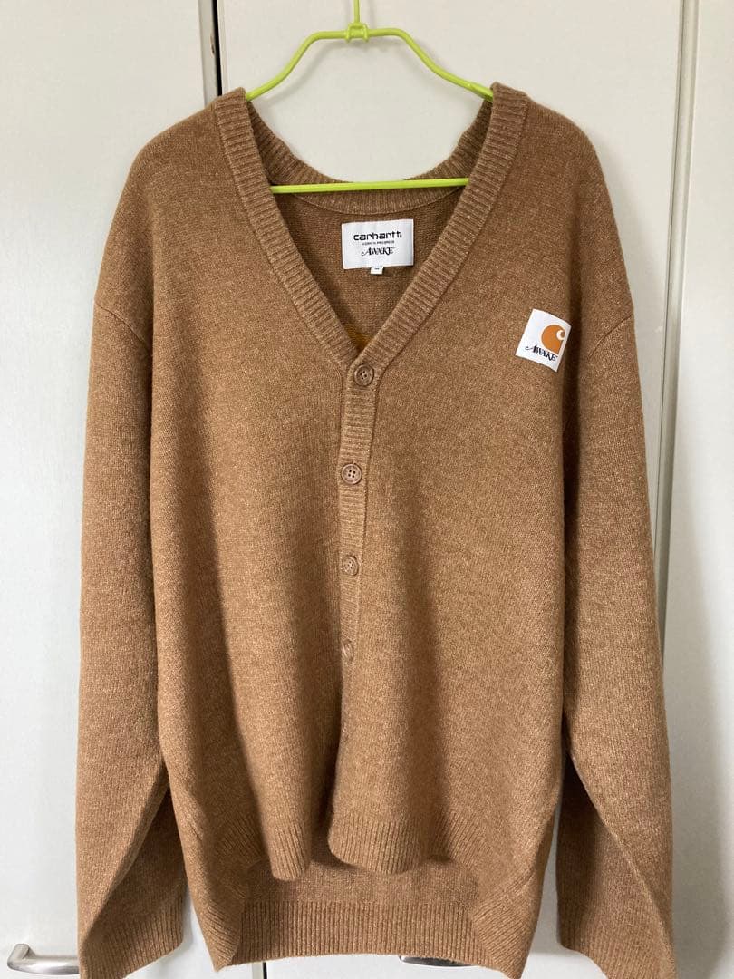 Carhartt x AWAKE ブラウンカーディガン