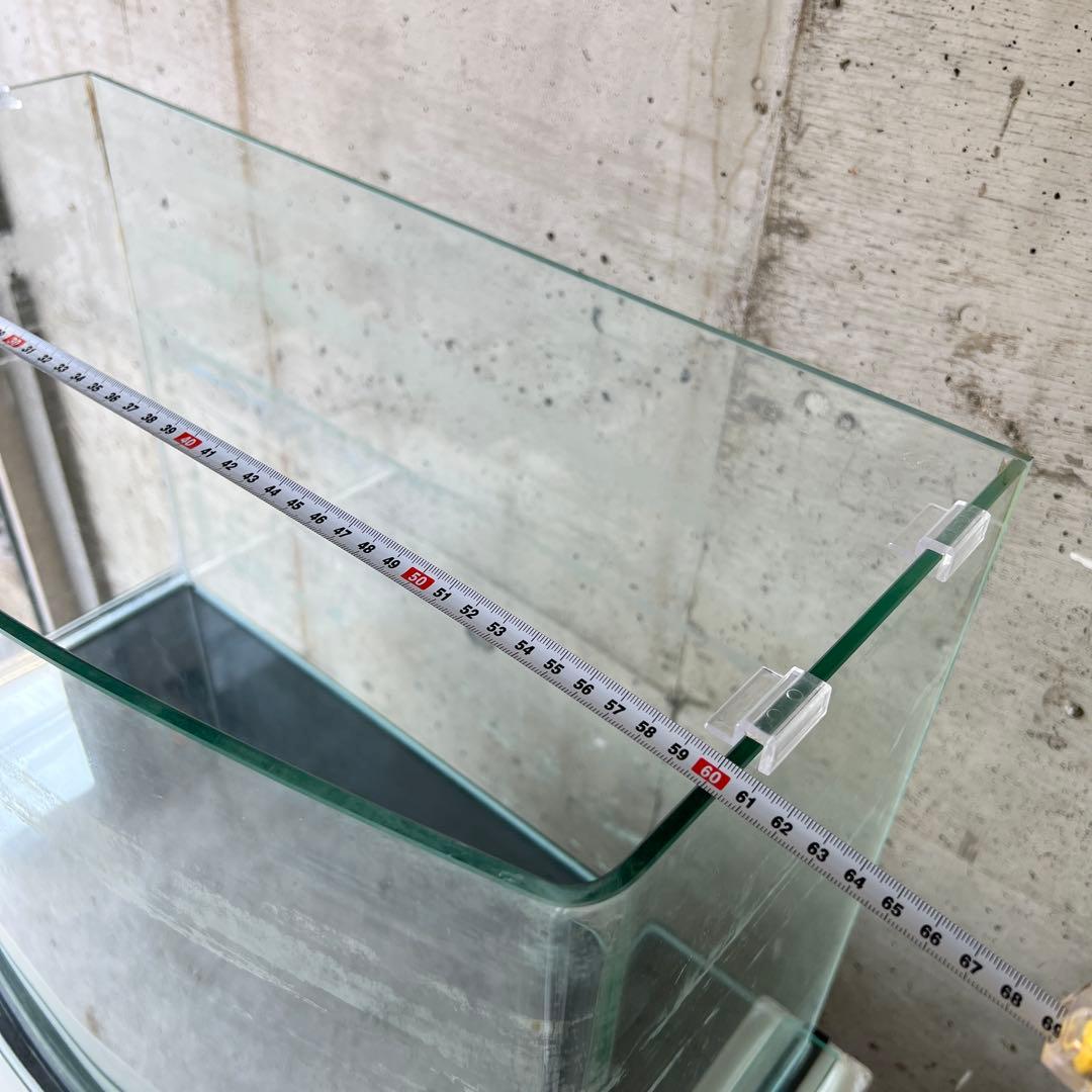 【セット・美品】ルノアール600 アクアシステム 60cm曲げガラス水槽