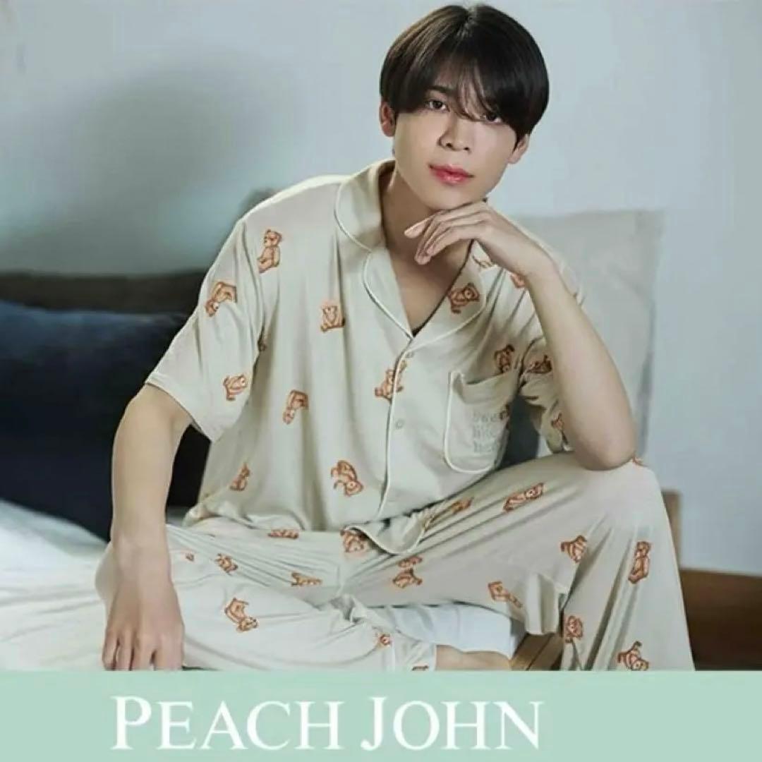 timelesz松島聡×ピーチジョン くまシャツパジャマセット