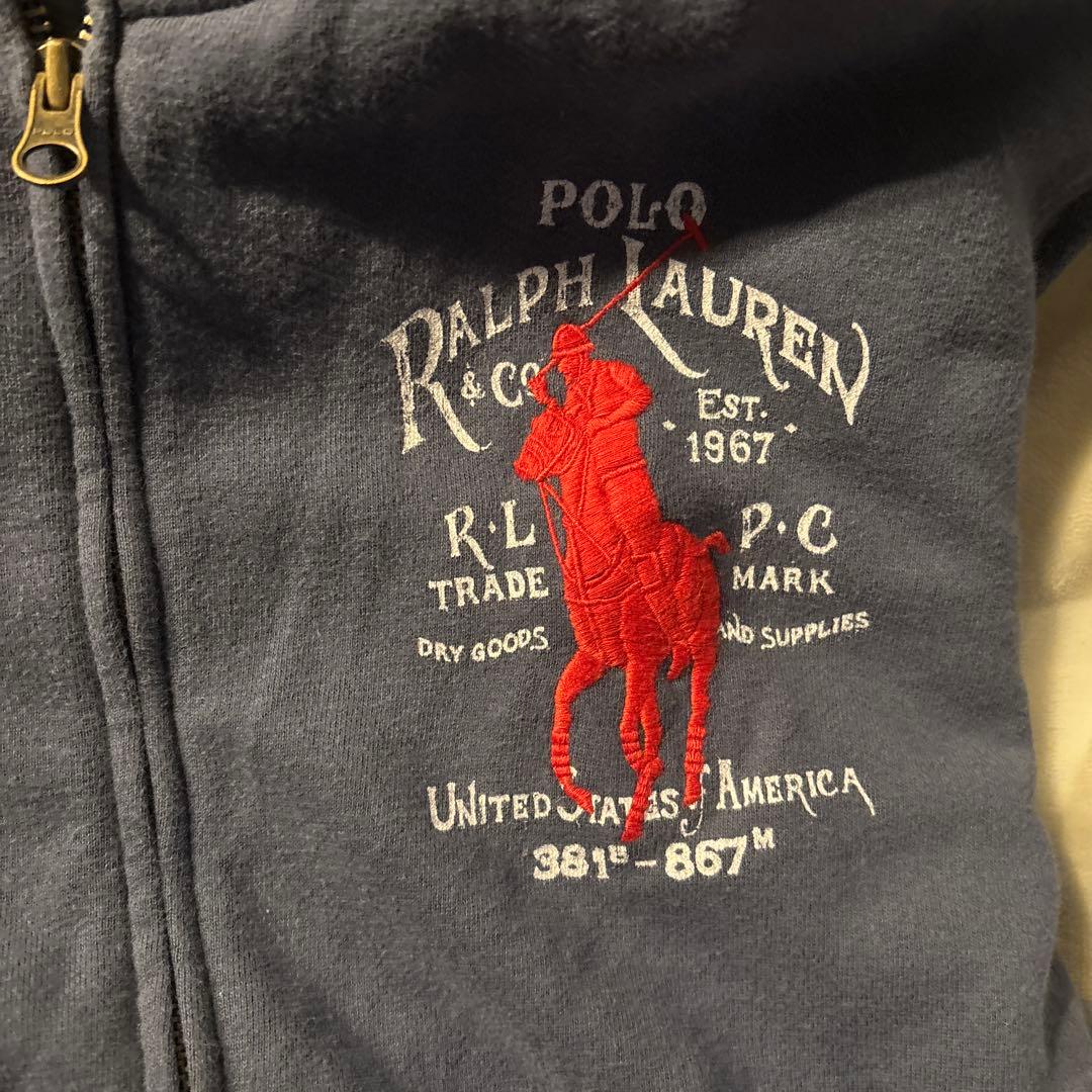 Polo ポロラルフローレン ジップパーカー　ビッグポニー