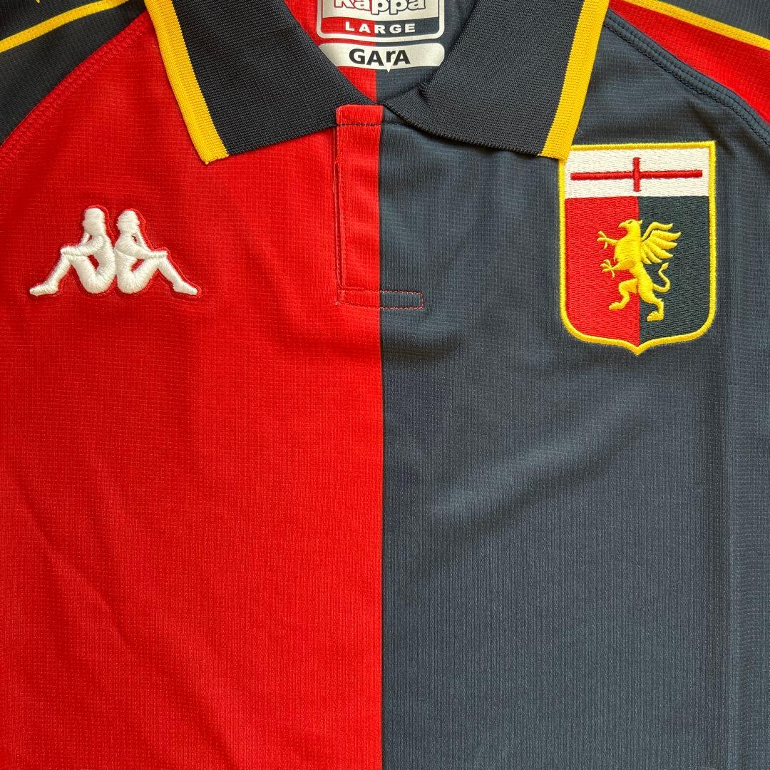 正規品新品☆ジェノアCFC99/00ホーム復刻ユニフォームLサイズ☆カッパ長袖