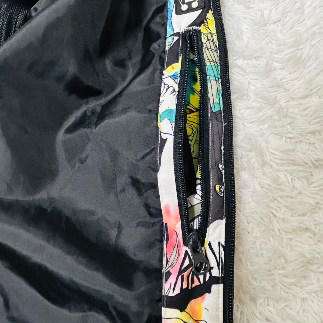 極美品 希少 DC スノーボードウェア ジャケット 総柄 ワイルド プロジェクト