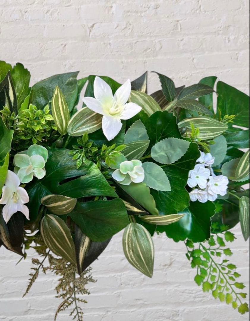 光触媒　人工観葉植物　ウォールグリーン　フェイクグリーン　壁掛け203080