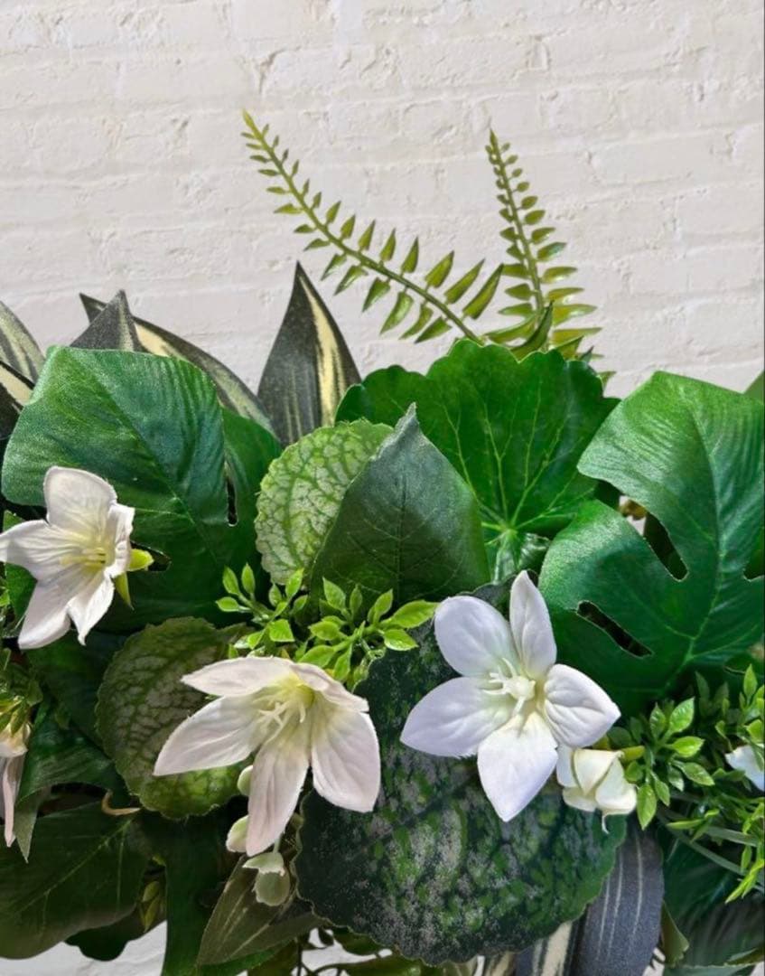 光触媒　人工観葉植物　ウォールグリーン　フェイクグリーン　壁掛け203080