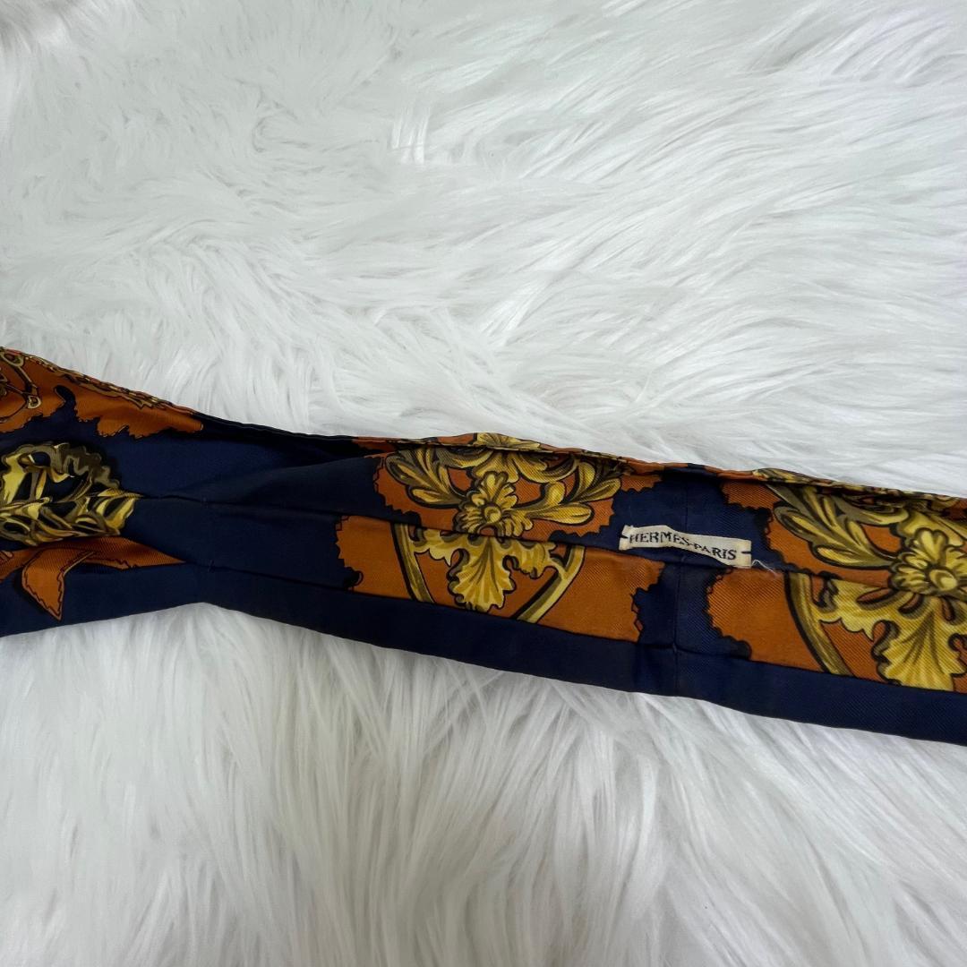 エルメス HERMES スカーフ　シルク100％ 　タグあり