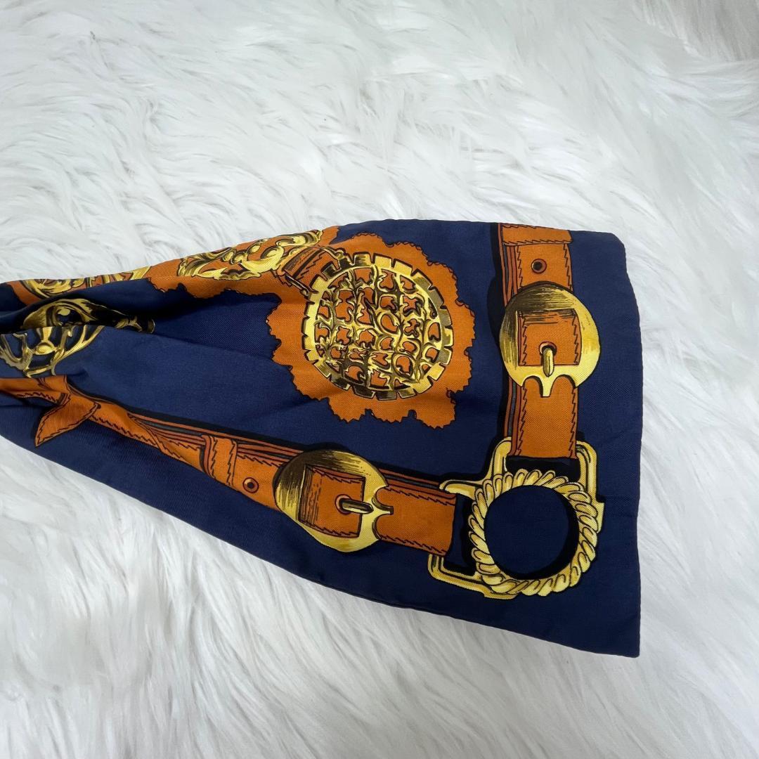エルメス HERMES スカーフ　シルク100％ 　タグあり