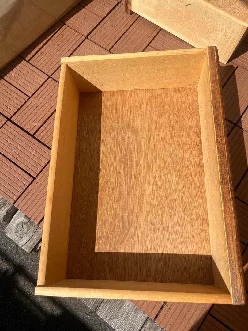 古家具◾️ナチュラル天然素材 4杯 籐ラタンチェスト/ 整理棚