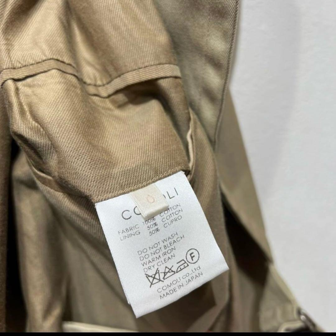 16ss comoli コットンタイプライター タイロッケンコート