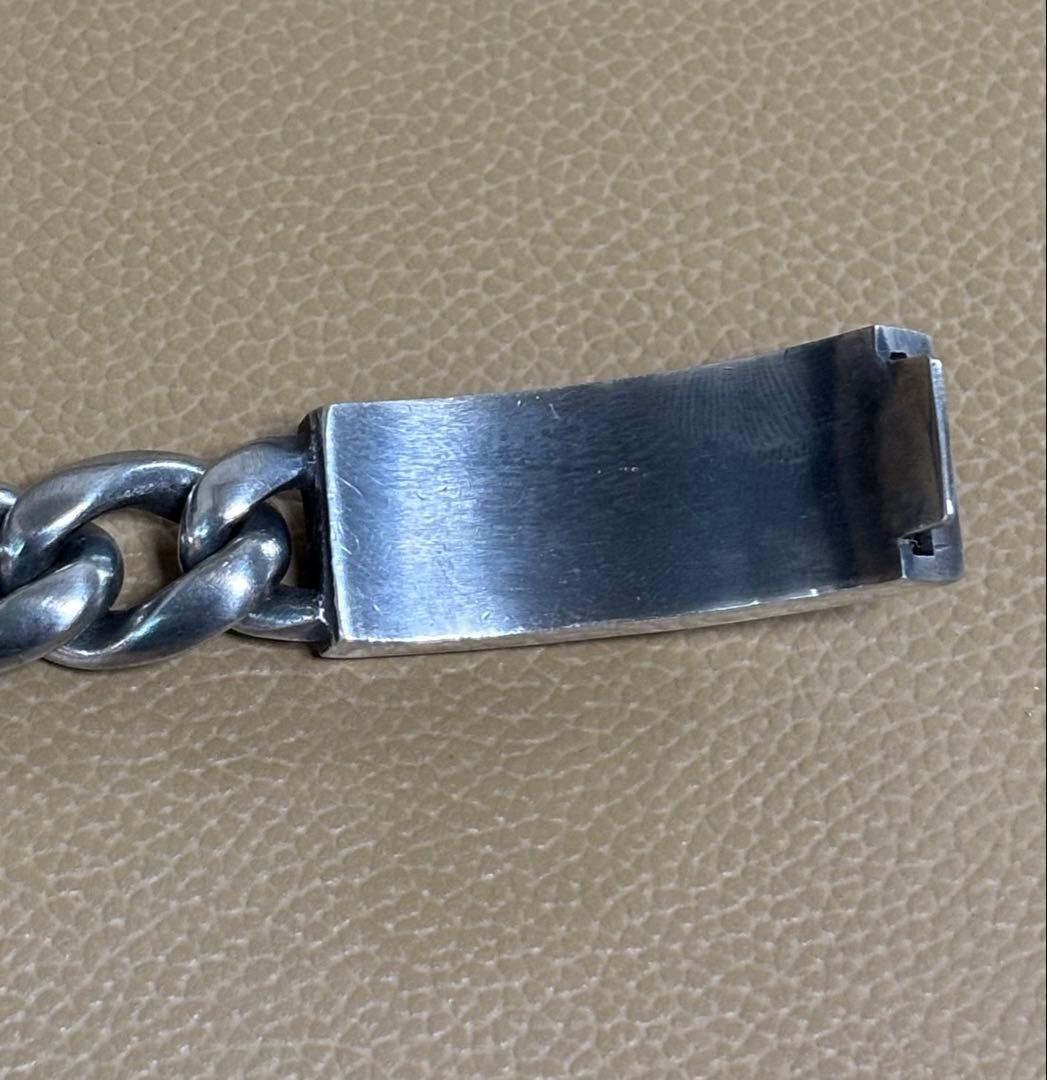 SILVER925ブレスレット925 刻印あり 重量132g 美品 極太