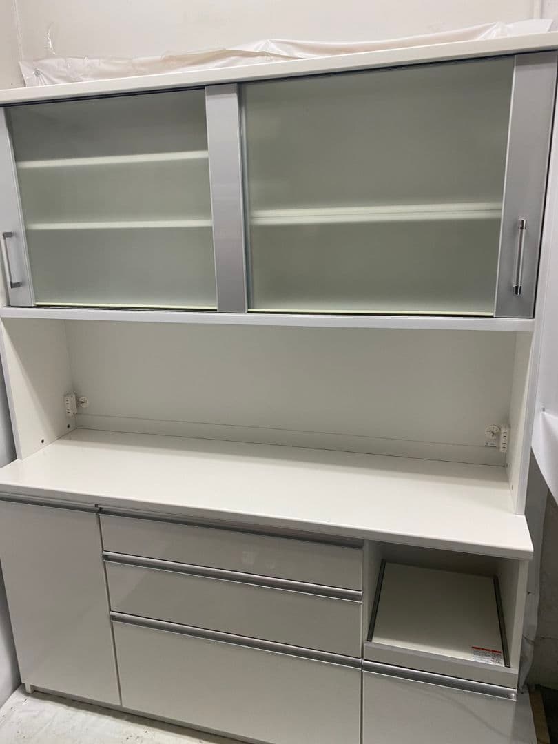 ニトリ NITORI キッチンボード 食器棚 マインド ホワイト 幅160