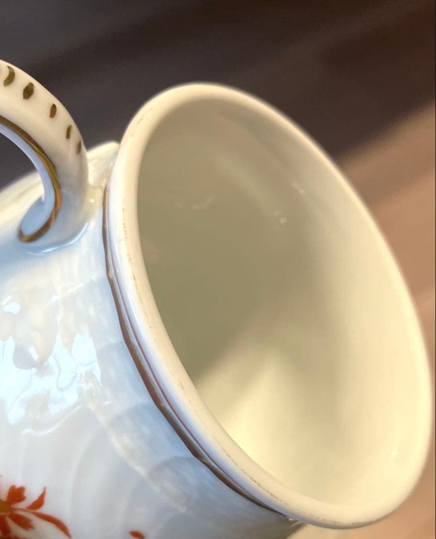 リチャード ジノリ レッドコック 小皿 5枚 ミルクポット