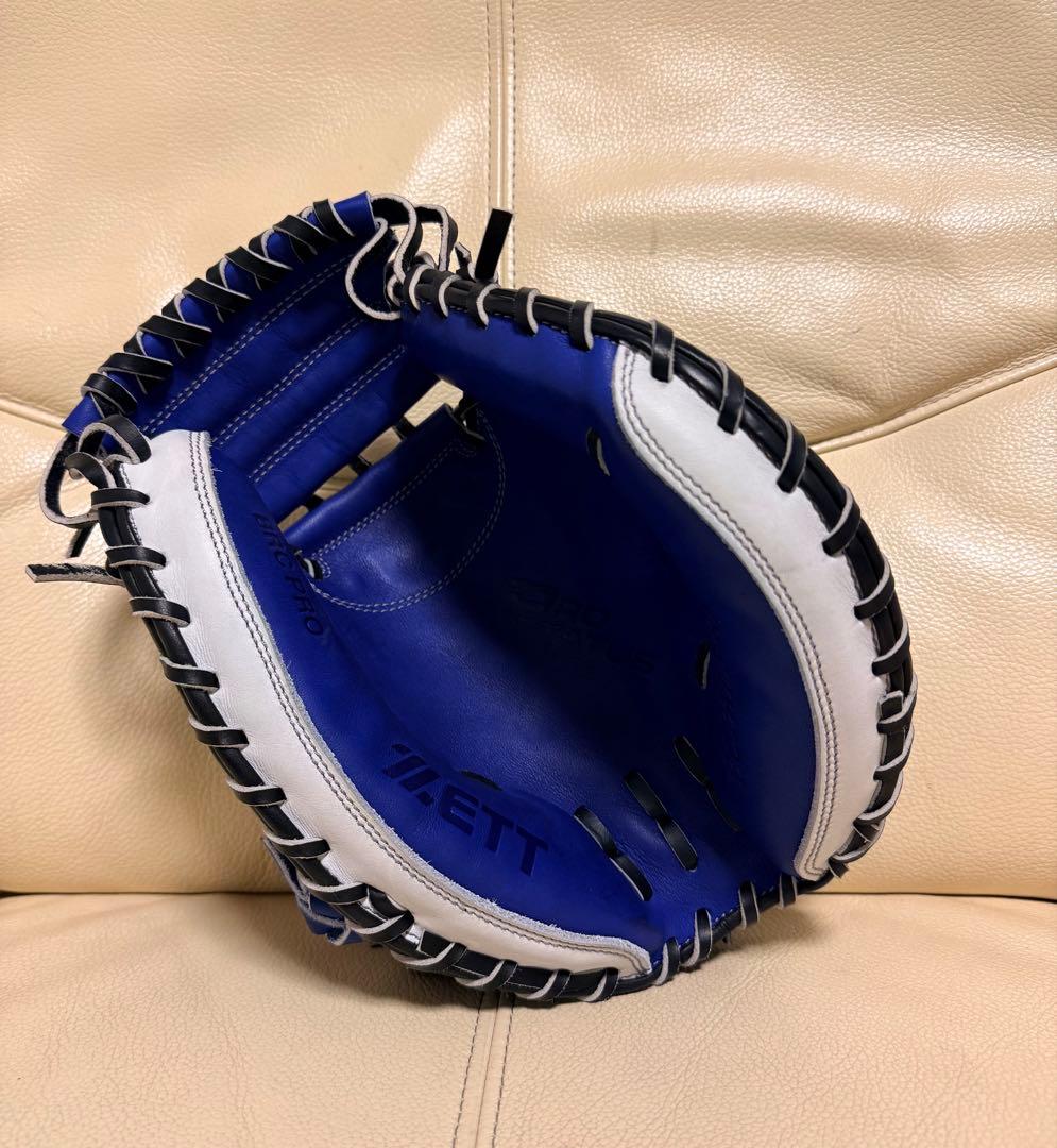 ゼット　プロステイタスオーダー軟式ミット　ヤクルト中村モデル　型付け済み