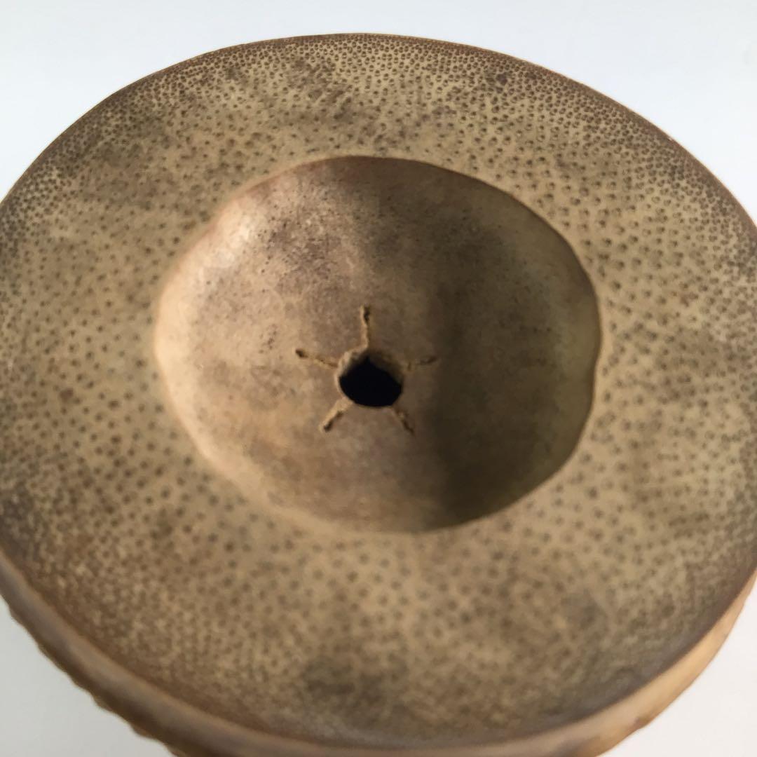 Ｒ１３１　蓋置　一双　『宗秦作』『大徳寺　松長剛山箱書』『竹蓋置』　共箱　茶道具