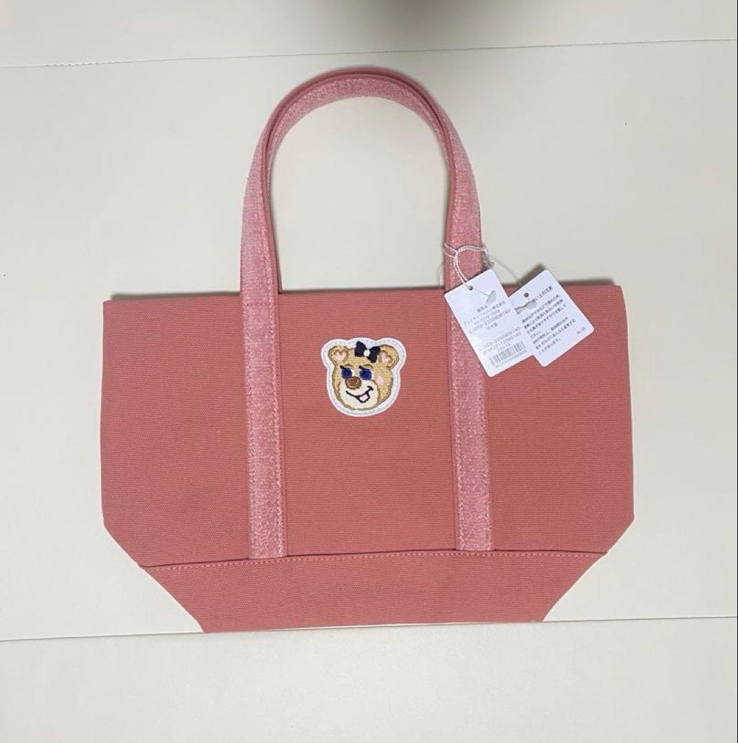 【新品】ラブラリーバイフェイラー オールドテディトートバッグ小 ピンク