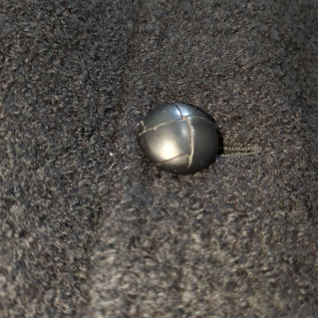 タリアトーレ チェスターコート くるみボタン 希少サイズ 54 ブラック