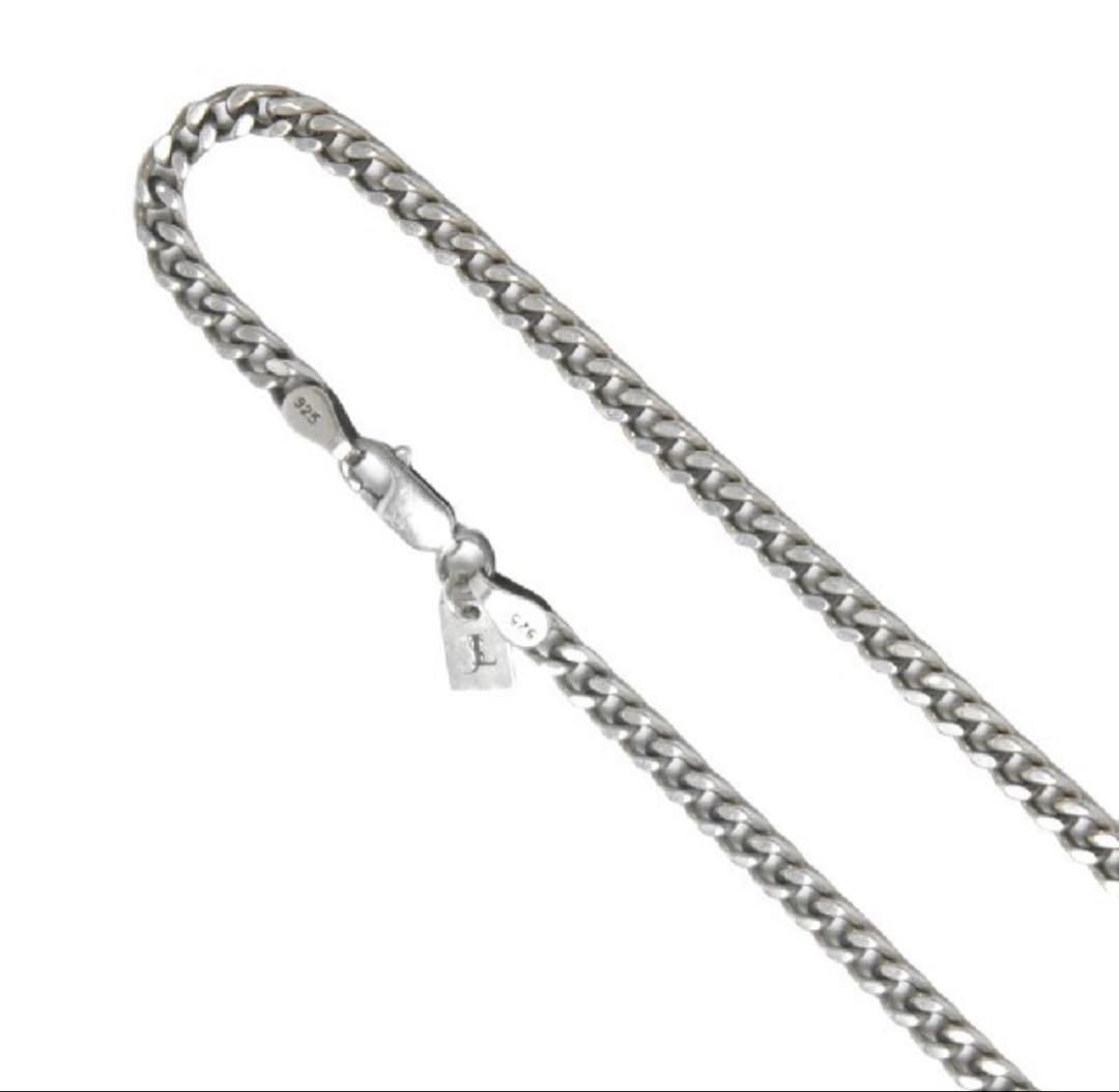 ジョンローレンスサリバン　シルバーロングチェーンネックレス