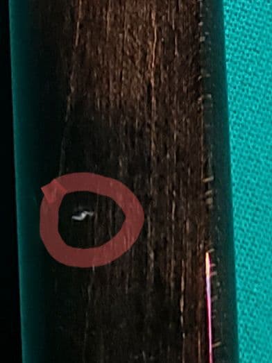 ビリヤードキュー 2本シャフト付き