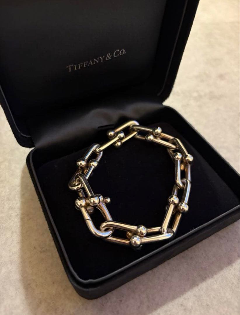 Tiffany ハードウェア　ラージ　リンク　ブレスレット