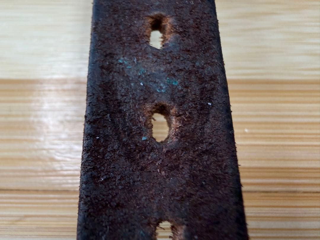 初期⭐️HTC⭐️1連ピラミッドブラススタッズ⭐️ナローベルト⭐️ブラック(茶芯)⭐️34