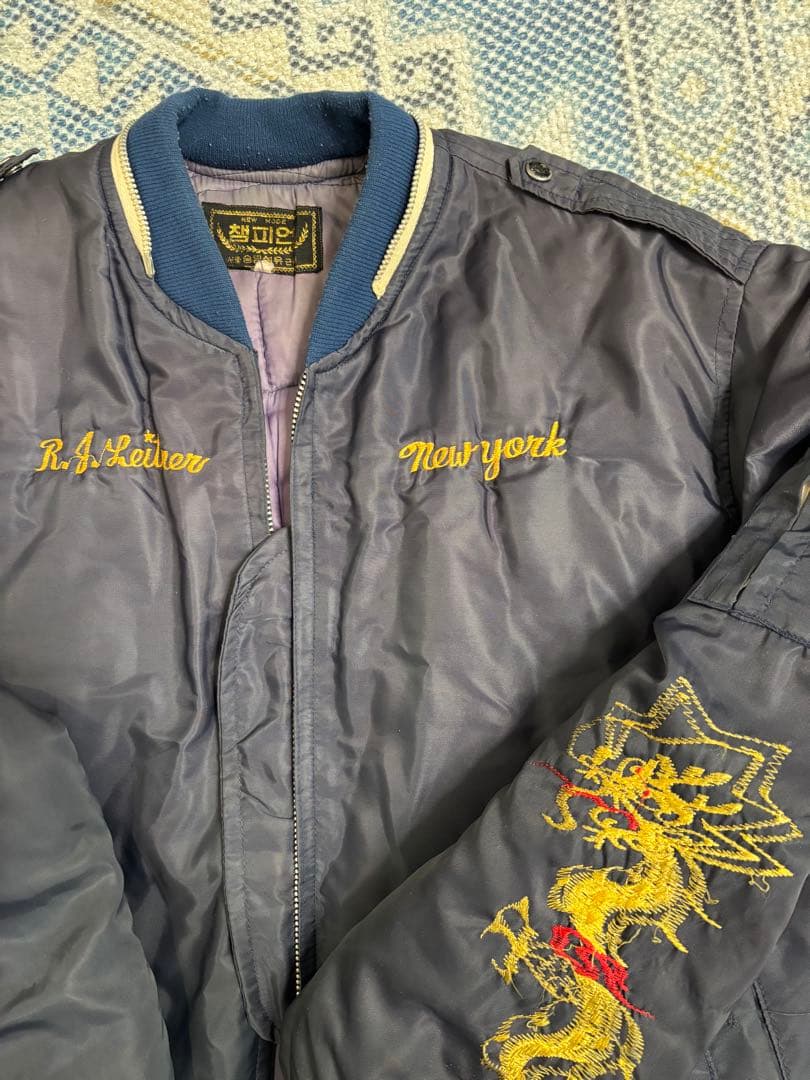70s Korea jacket ツアー コリジャン スーベニア 韓国