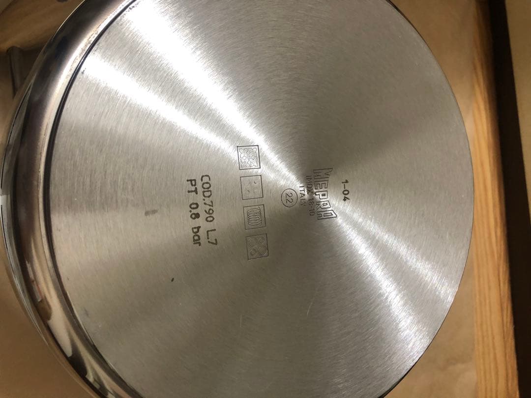 未使用　MERPA メルパ　Art.1590 圧力鍋　7.0L イタリア製