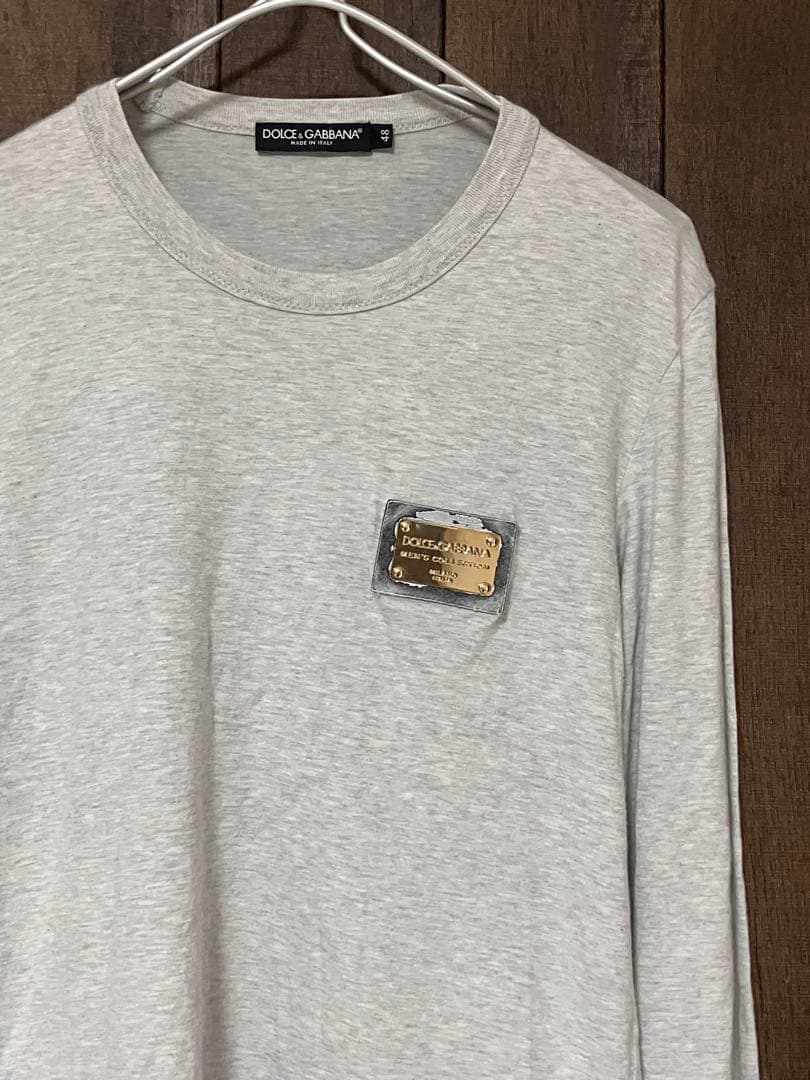 DOLCE&GABBANA ドルチェアンドガッバーナ ロンT プレート　48