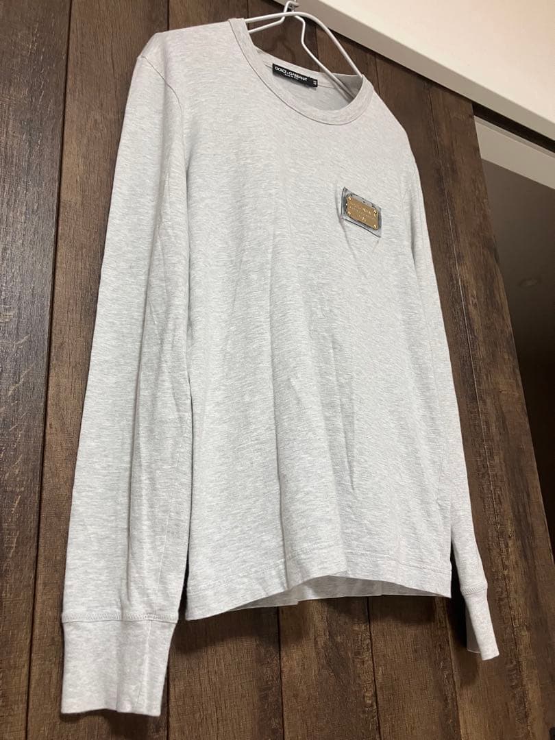 DOLCE&GABBANA ドルチェアンドガッバーナ ロンT プレート　48