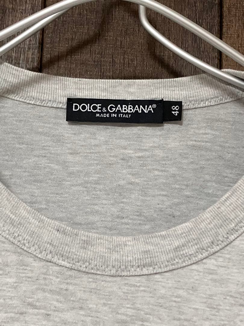 DOLCE&GABBANA ドルチェアンドガッバーナ ロンT プレート　48