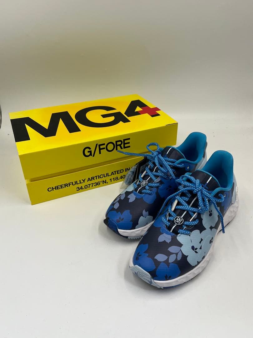 【新品未使用】G/FORE MG4+ ゴルフシューズ ブルーフローラル