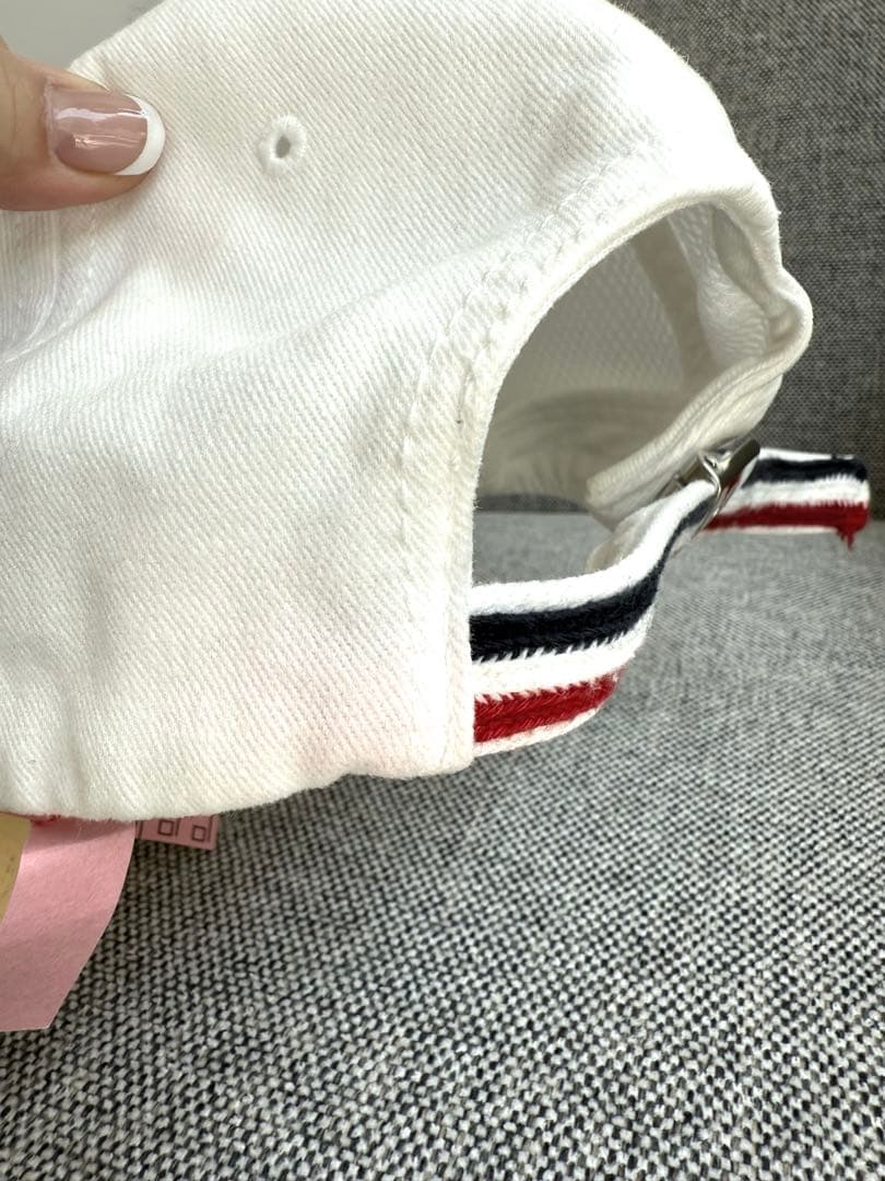 モンクレール　キャップ　ホワイト