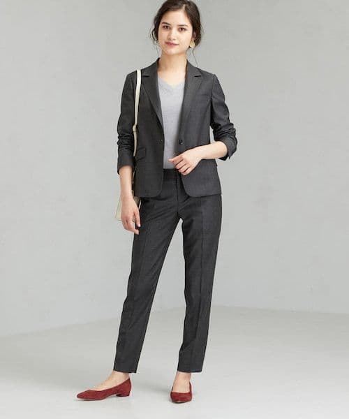 Bahariye テーラード ジャケット テーパードパンツ セットアップ