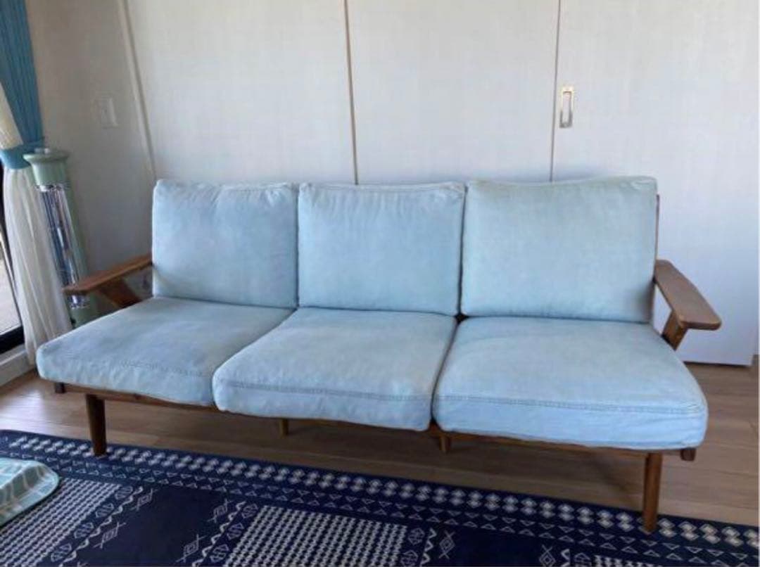 ウニコ スウェラ 3シーター デニム ソファー