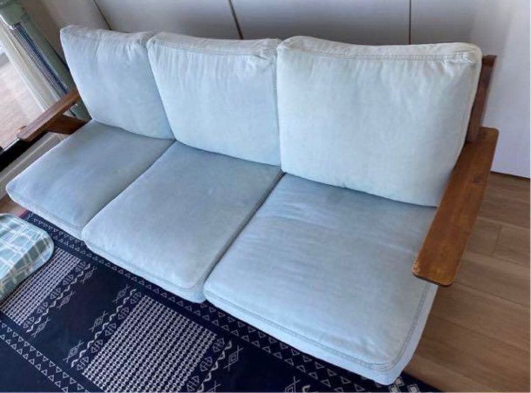 ウニコ スウェラ 3シーター デニム ソファー