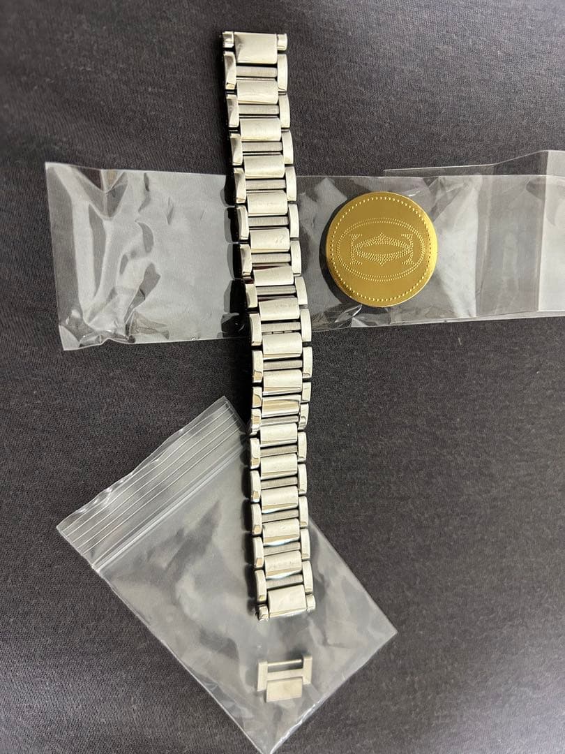 カルティエ　タンクマストSM ステンレスベルト