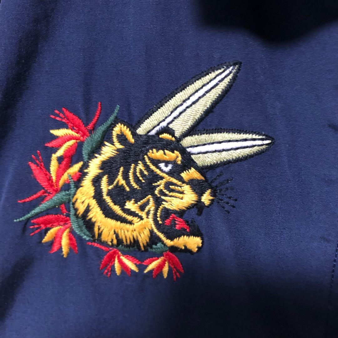 RE:ROOM タイガーエンブロイダリージャケット ベトジャン ネイビー
