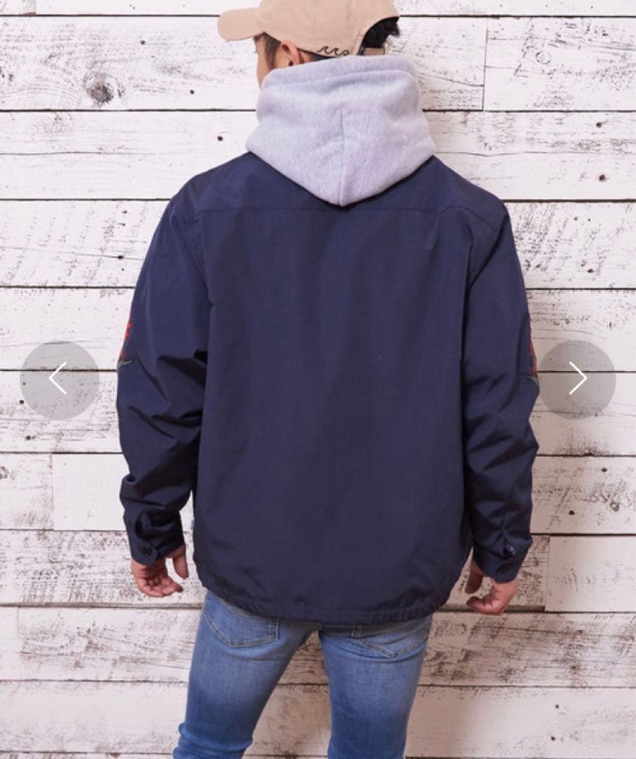 RE:ROOM タイガーエンブロイダリージャケット ベトジャン ネイビー