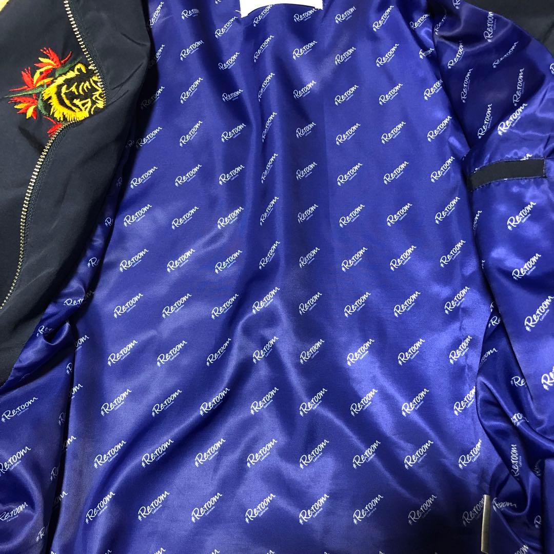 RE:ROOM タイガーエンブロイダリージャケット ベトジャン ネイビー