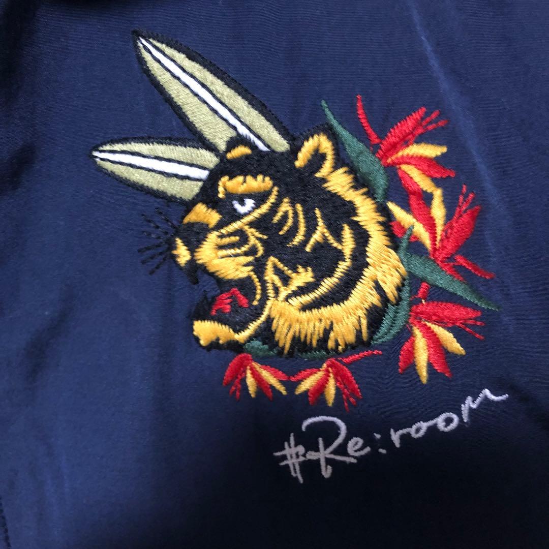 RE:ROOM タイガーエンブロイダリージャケット ベトジャン ネイビー