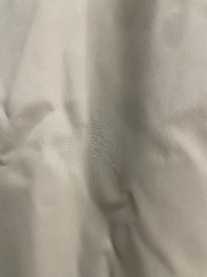 【FENDI】フェンディ　 毛皮　ナイロン　 ステンカラーコート ベージュ　40