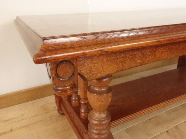 木製　センターテーブル　再塗装済　USED