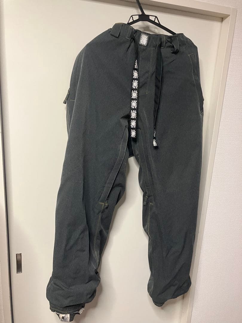 686 Dojo 23-24 L ブラックデニム 上下セット