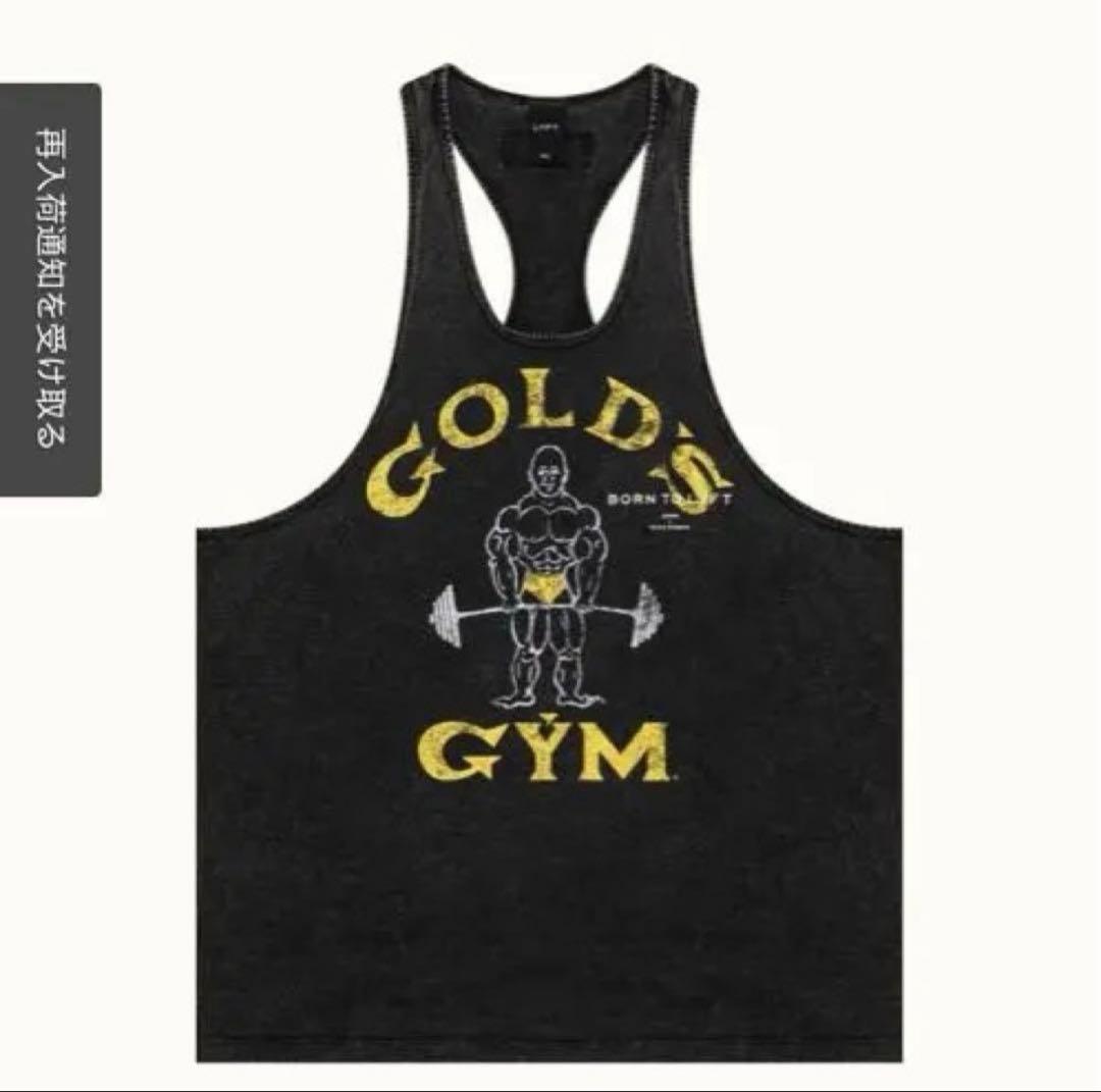 【完売品】LÝFT × GOLD'S GYM コラボ ストリンガータンクトップ