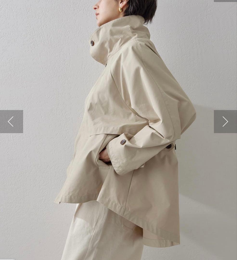 THE PAUSE トレンチ ブルゾン ベージュ