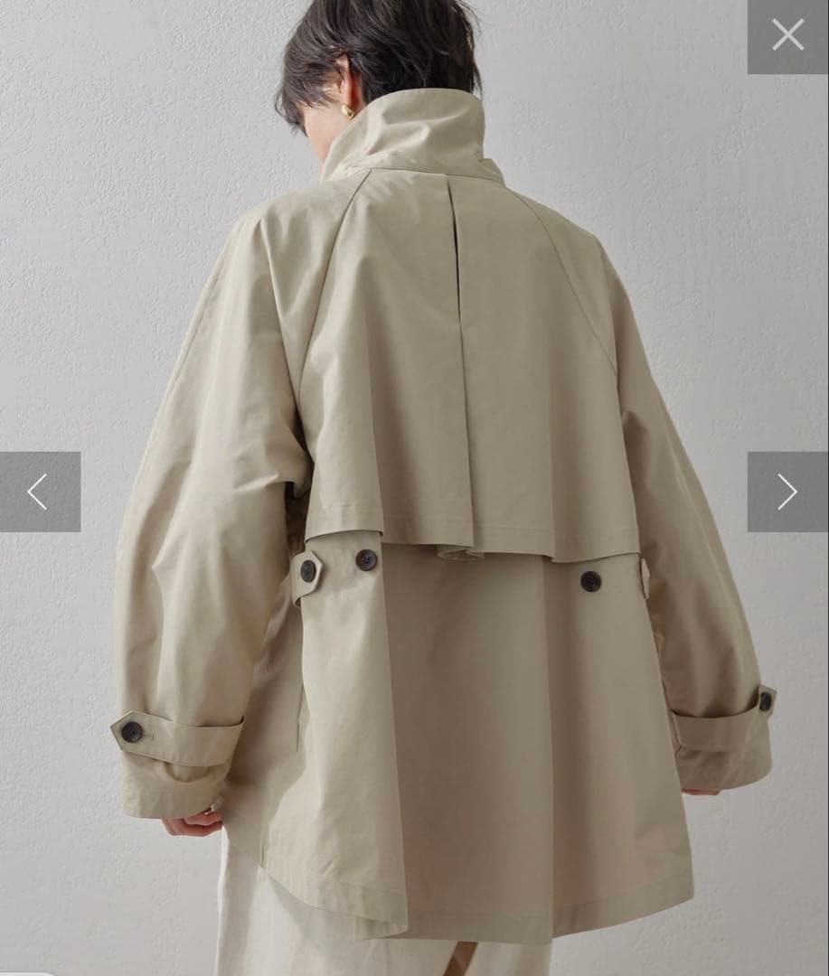 THE PAUSE トレンチ ブルゾン ベージュ