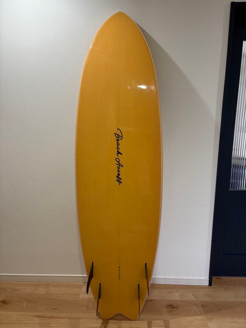ビーチアクセス　ソフトボード 6'8\" フィン　リーシュロック付き
