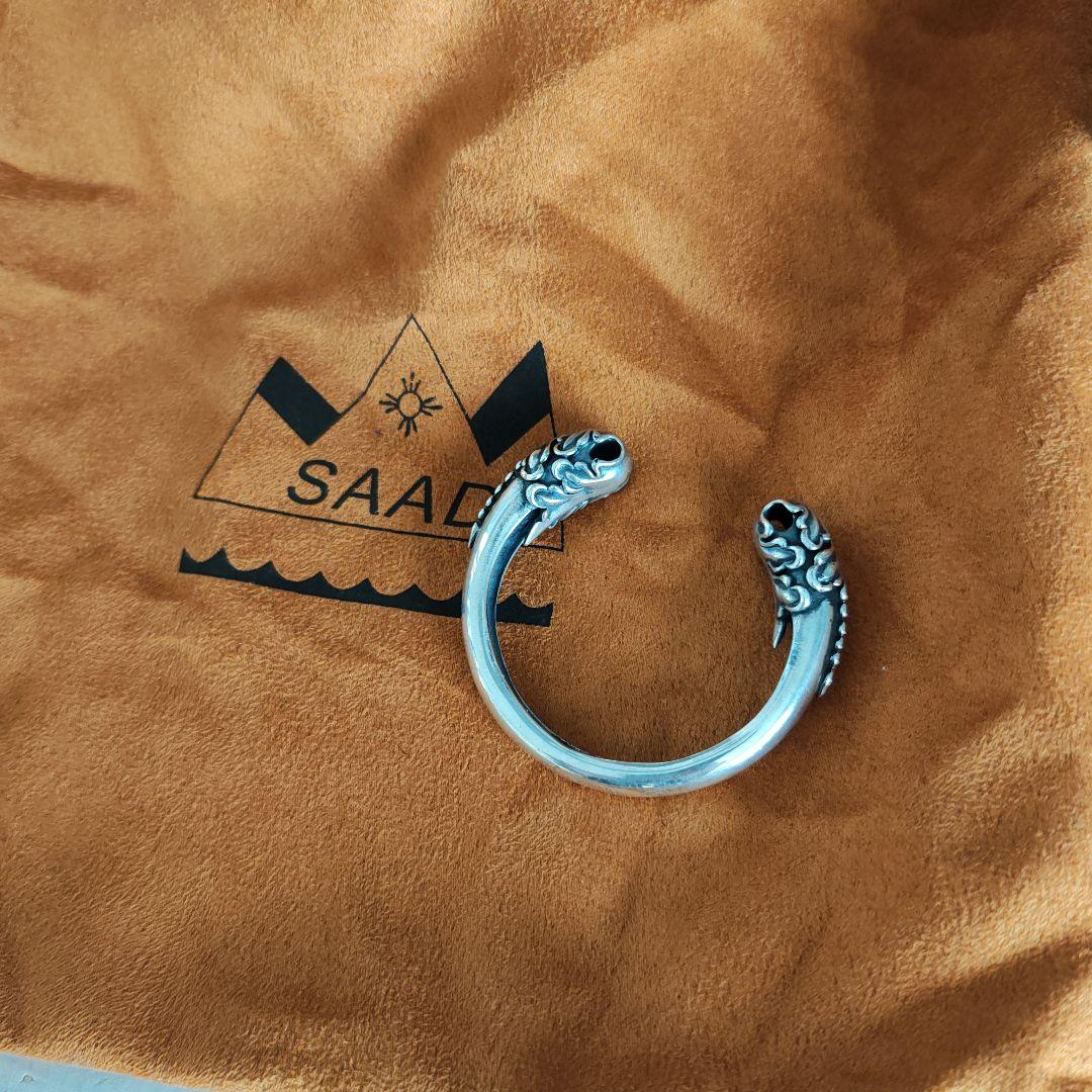 お値下げ!①SAAD ブレスレット　腕輪　シルバー